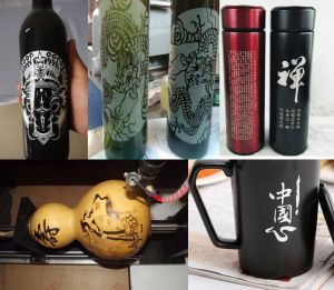 江门恩平酒瓶葫芦工艺品激光雕刻机